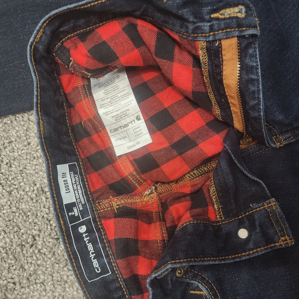 Carhartt Women's Blue Jeans Size 2 Short